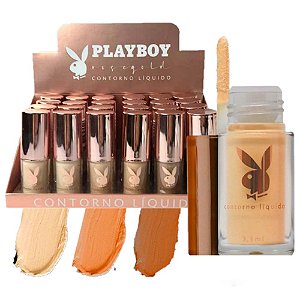 Playboy - Contorno Liquido Rosegold HB102098 - Kit C/24 und