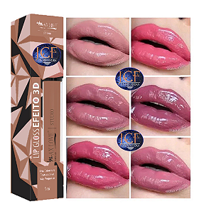 Max Love - Lip Gloss Efeito 3D cor 901 a 916 - Kit C/6 und ( Val:03/25 )