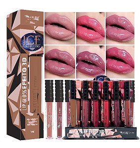 Max Love - Lip Gloss Efeito 3D cor 901 a 916 - Kit C/42 und ( Val:03/25 )