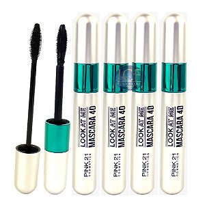 PINK21 - mascara de CIlios 4D 2 em 1 CS2338 - 12 UND