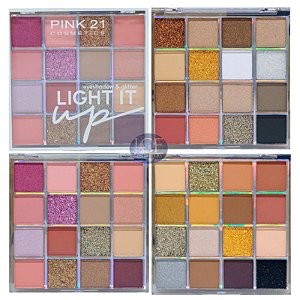 PINK21 - Paleta de Sombra Light It Up CS3632 - Kit C/3 und