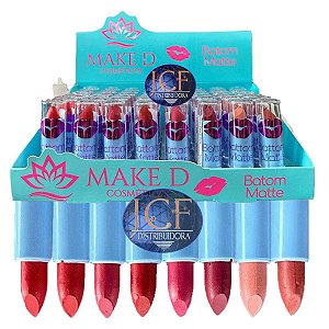 Maked Cosmeticos - Batom Matte Cor 1 a 8 - Kit C/8 und