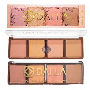 DALLA Paleta Blush Iluminador Contorno Elegance DL0905