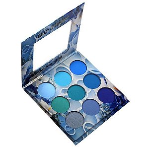 Ludurana - Paleta de Sombras 9 Cores Nuance Azul