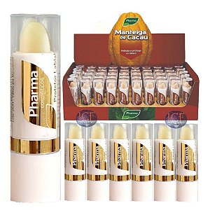 Pharma - Protetor Labial Manteiga de Cacau PH44 - 50 Unid