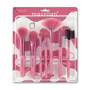 Macrilan - Kit com 7 Pinceis KP9-5 - Romã