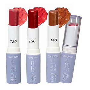Ruby Rose - Tinted Balm Feels Mood HB8519 - 06 Unid ( 2-T20 / 3-T30 / 1-T40 )