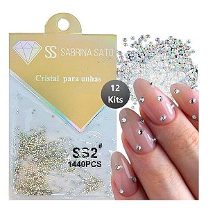 Sabrina Sato - Cristal Pra Unha SS2070 (1440 Pcs) - 12 Kits