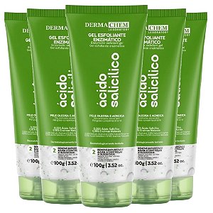 Dermachem - Gel Esfoliante Acido Salicilico Pele Oleosa e Acneica 06179 - 6 Unid