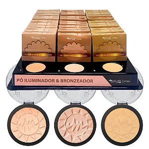 Max Love - Po Iluminador e Bronzeador - 36 Unid e Prov