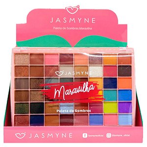 Jasmyne - Paleta de Sombra 48 Cores Maravilha JS07028 - Kit C/6 und