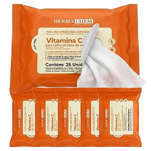 Dermachem - Lenço Vitamina C - 06074 - 12 Unids