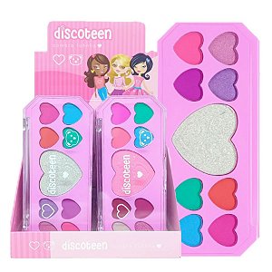 Discoteen - Paleta de Sombra Fofinha HB102345 - Kit C/12 und