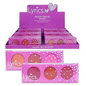 Lyrics - Paleta Trio De Blush LY0127 -Kit C/24 und