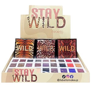 FEBELLA - Paleta de Sombra Stay Wild PSO30329 - Kit C/24 und