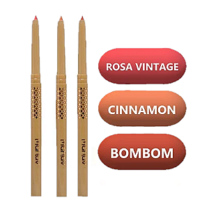 Mahav - Lapis Labial Contorno e Batom LPBMV - Kit C/6 und