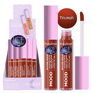 Ruby Rose - Batom Liquido Mood Triumph Cor 15 - 12 Unid