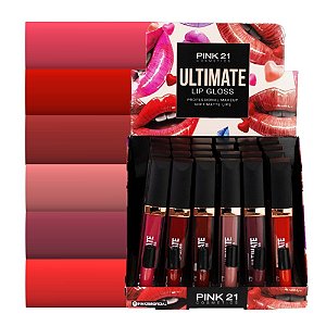 Pink 21 - Lip Gloss Matte Ultimate CS2424 A - Box C/24 UND