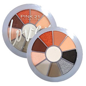 Pink 21 - Paleta de Sombra Lover CS3702 - Cor 1