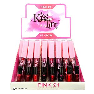 Pink 21 - Lip Gloss Kiss Tint CS2855 - Box C/48 Und