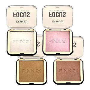 Pink21 - Iluminador Focus CS2434 - Kit C/4 Und