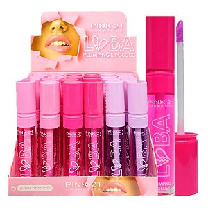 Pink21 - Lip Gloss Plumping CS3666 - Kit C/24 Und