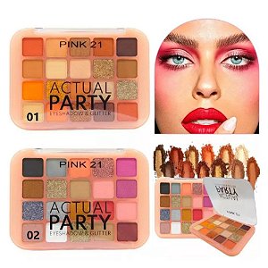 Pink21 - P/ Sombra e Glitter Actual Party CS3636 - 2 Und