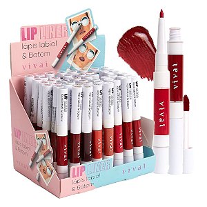 Vivai - Lapis Labial e Batom 2 em 1 3097 - Kit C/48 Und