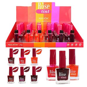 Miss Rose - Lip Tint Rose MR016 - Kit C/24 Und