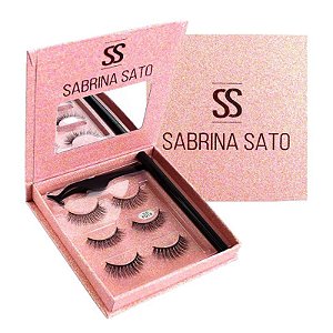 Sabrina Sato - Kit 3 Pares De Cílios Magnéticos Luxo SS1333