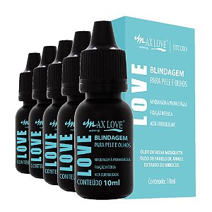 Max Love - Blindagem Pele e Olhos 10ml Prova D'agua - 12 Und