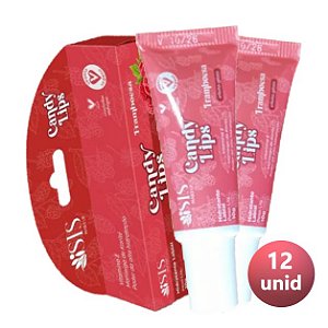 Isis  - Hidratante Labial Candy Balm Lips Framboesa - 12 Und