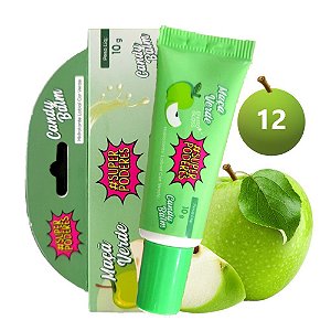 Super Poderes - Candy Balm Maça Verde 10g - 12 UND