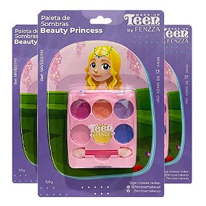 Fenzza - Paleta de Sombras Beauty Princess Teen  - 6 Und