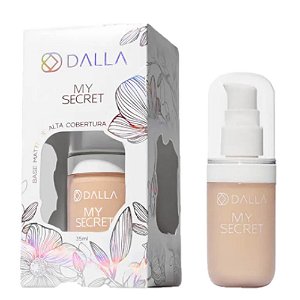 Dalla - Base Matte Alta Cobertura My Secret - Cor 01