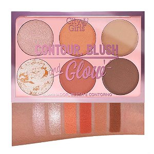 City Girls - Paleta Contorno, Blush e Glow CG258 Cor A