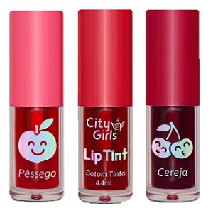 City Girls - Batom Tinta Lip Tint CG199 - Kit C/6 Und