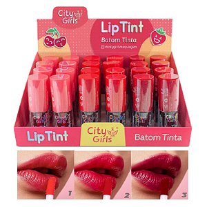 City Girls - Batom Tinta Lip Tint CG199 - Kit C/24 Und