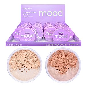 Ruby Rose - Iluminador Solto Mood HB860M - Kit C/24 Und