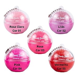 Vivai - Novo Lip Balm Hidratante Labial com Chaveiro 3038 PINK Cor 04 - (Validade: 01/2029)
