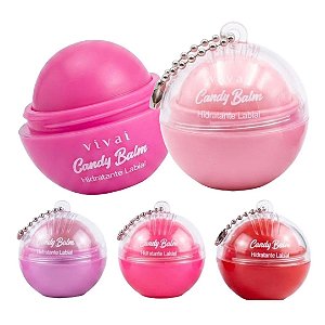 Vivai - Novo Lip Balm Hidratante Labial com Chaveiro 3038 - 12 Und (Validade: 01/2029)
