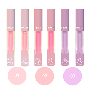 Pink21 - Lip Gloss Lets Get Wet CS3583 - Kit C/6 Und