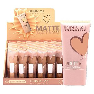 Pink21 - Base Facial Matte CS3731 - Kit C/24 Und