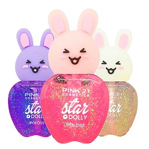 Pink21 - Lip Gloss Bunny Glitter CS3793 - UNIT