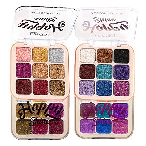 Febella - Paleta de Glitter Happy Shine PSO30338 - UNIT