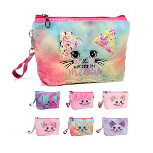 Cisne - Necessaire  Very Cute cat Tie Dye NECC02FF