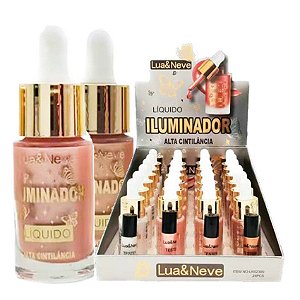 Lua e Neve - Iluminador Liquido Cintilante LN02389 - 24 UND