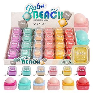 Vivai - Lip Balm Beach com Chaveiro 3133 - Kit C/24 Und (Validade: 01/2029)