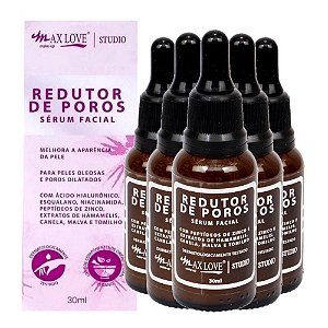 Max Love - Serum Facial Redutor de Poros - 06 UND