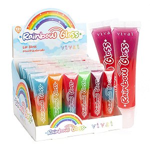 Vivai - Lip Gloss Rainbow Multicolorido 3130 - 36 UND